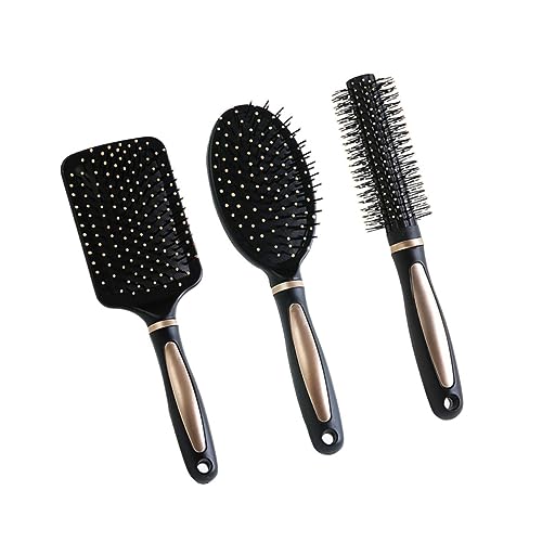 LALADEFIEE 3stücke Massagekamm Mit -funktion Haar-accessoires Für Männer Kopfhaut-massage Glatte Kammzähne Schmerzfreies Entwirren Ergonomischer Griff Tägliches Kämmen Verbesserte von LALADEFIEE