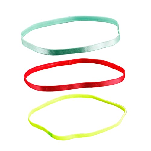 LALADEFIEE 3stücke Sport Haarbänder Für Damen Elastisch Und Rutschfest Anti- Stirnbänder Für Yoga Fitness Und Laufen Farben Zufällig Ausgewählt von LALADEFIEE