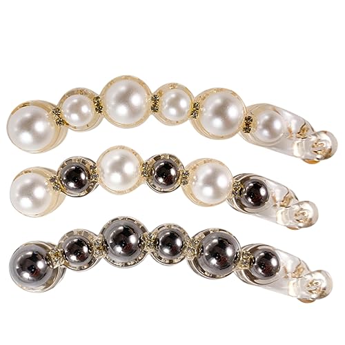 LALADEFIEE 3er-set Bananenclips Pferdeschwanzhalter-clip Damen-haaraccessoires Für Dichtes Haar Langlebig Und Robust von LALADEFIEE