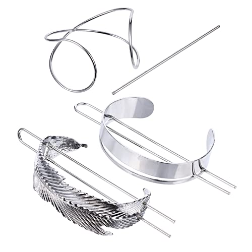 LALADEFIEE 3stücke Haarspange Dutt Mit Kreativem Design Haarnadel Für Frauen Einfach Zu Tragen Für Partys Hochzeiten Und Zeremonien Verleiht Glamour Und Eleganz von LALADEFIEE