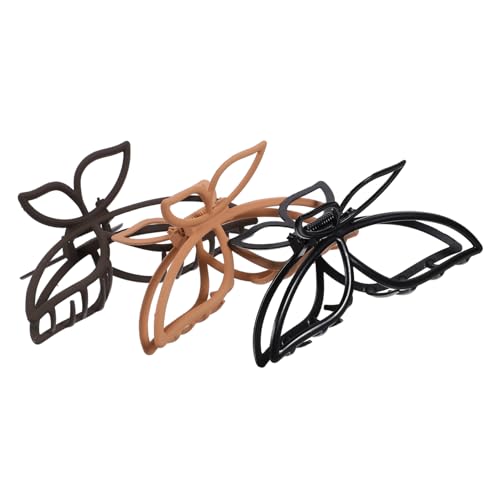 LALADEFIEE 3stücke Haarspangen Für Damen Große Haarklammern Jumbo-krallenklammern Für Dickes Haar Haarschmuck Aus Vielseitig Einsetzbar Für Hochzeit Party Und Alltag von LALADEFIEE