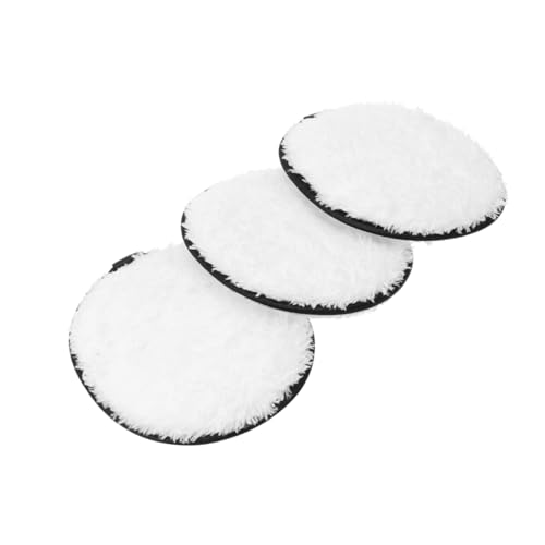 LALADEFIEE 3stücke Mikrofaser-handtuch-stoffpads Für Make-up-entferner Wiederverwendbare Gesichtsreinigungspads Waschbare Wischpads Aus Natürlichen Materialien von LALADEFIEE