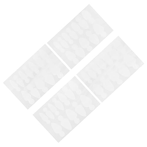 LALADEFIEE 4blätter Nagelform Aufkleber Für French Maniküre Tipps Nagelkunst Dekoration Werkzeug Zubehör von LALADEFIEE