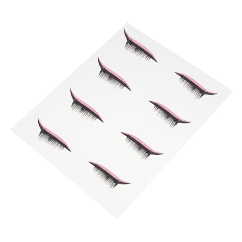 LALADEFIEE 4 Paare Wasserdichte Eyelid Tape Eyeliner Aufkleber Selbstklebend Leicht Abziehbar Atmungsaktiv Für Glänzendes Augen Make Up von LALADEFIEE