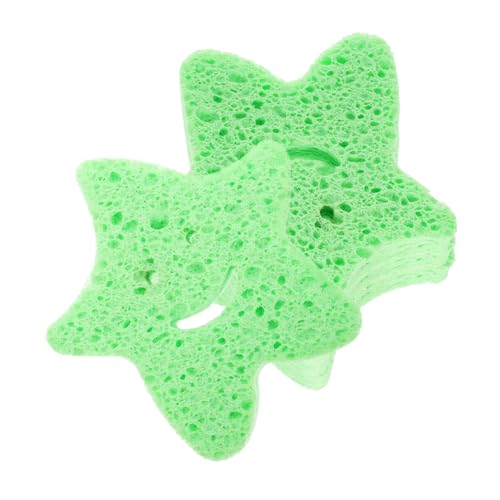 LALADEFIEE 4 Stück Badetuch Hautreinigungswäscher Körperpeeling Badekugel Körperwäscher Hautwäscher Körperwaschwäsche Duschzubehör Grüner Schwamm von LALADEFIEE