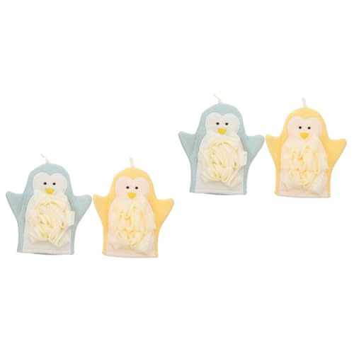 LALADEFIEE 2 Sets Schäumender Badehandschuh Selbstbräunerhandschuh Badetuch Elastischer Ärmel Sanfter Rückenwäscher 2 Stück * von LALADEFIEE