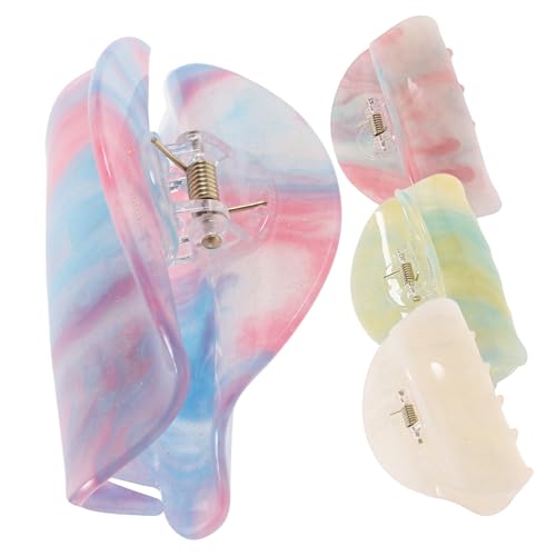 LALADEFIEE 4stücke Acryl-krallenklammern Haarklammern Dekorativ Für Damen Mädchen Haarschmuck Mit Kieferklammern Form Für Verschiedene Anlässe von LALADEFIEE
