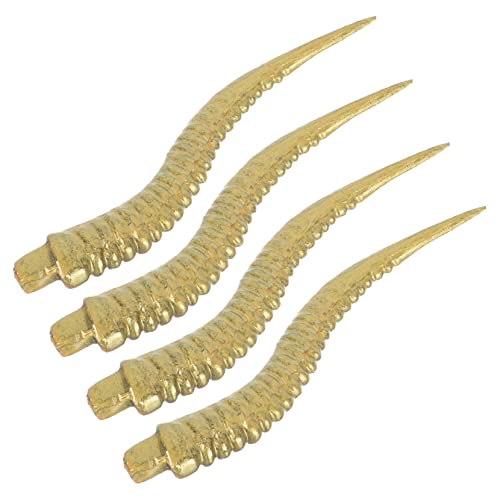 LALADEFIEE 4stücke Schafhörner Kopfschmuck Für Halloween Künstliche Antlers Haarband Dekoration Für Kostümpartys Und Rollenspiele von LALADEFIEE