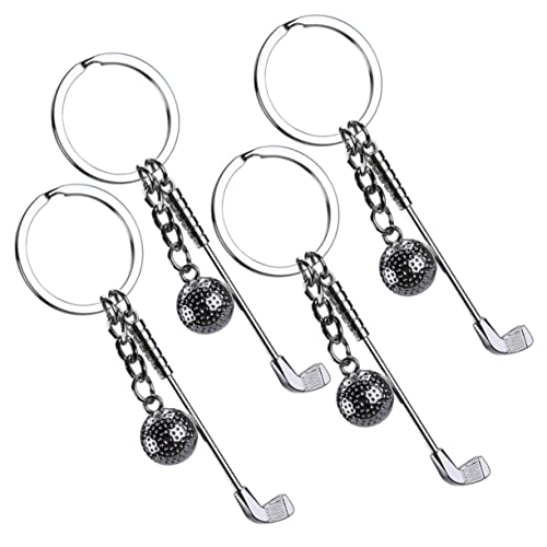 LALADEFIEE Golfbälle Schlüsselanhänger Clip Schlüssel Dekorativer Rucksack Hängender Schlüsselanhänger von LALADEFIEE