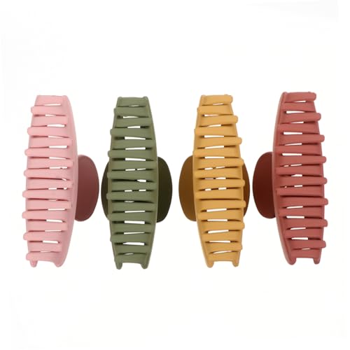 LALADEFIEE 4 Stück Teiliges Große Acryl Haarklammern für Damen Robuste Haarspangen Rutschfeste Barrette Clips Geeignet für Dickes und Dünnes Haar Modischer Haarschmuck für Zufällige Farbe LALADEFIEE 4 Stück Teiliges Große Acryl Haarklammern für Damen Robuste Haarspangen Rutschfeste Barrette Clips Geeignet für Dickes und Dünnes Haar Modischer Haarschmuck für Zufällige Farbe von LALADEFIEE