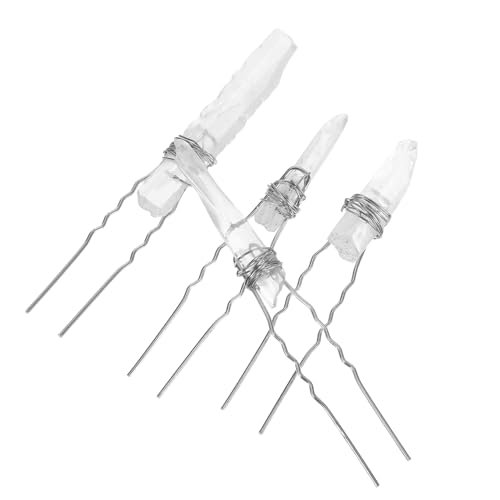 LALADEFIEE 4stücke Teiliges Braut Haarschmuck Mit Kristall-haarspangen Für Hochzeiten Partys Und Abende Elegante Haarnadeln Für Frauen Vielseitige Hochzeitsaccessoires von LALADEFIEE