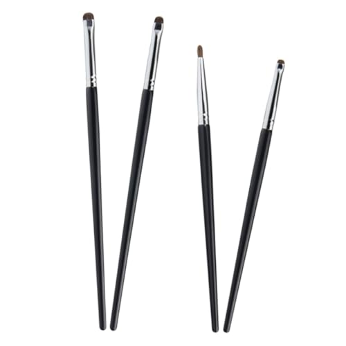 LALADEFIEE 4stücke Teiliges Eyeliner-pinselset Für Präzise Augen-make-up-anwendungen Hochwertige Für Zum Auftragen Und Verblenden Von Eyeliner Und Lidschatten von LALADEFIEE