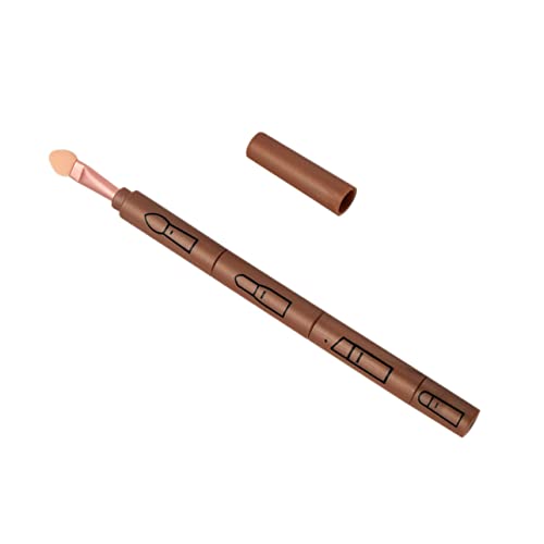 LALADEFIEE 1stück Abnehmbarer Lippenpinsel Make-up Pinselset Für Augenbrauen Lidschatten Und Lippen Tragbar Für Reisen Mit Robustem Design in Champagnerfarbe von LALADEFIEE
