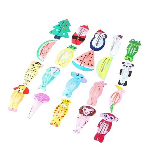 LALADEFIEE 40stücke Haarspangen Für Junge Mädchen Und Mädchen in Verschiedenen Formen Metall Mit Lackbeschichtung Sicher Und Langlebig Für Jede Frisur von LALADEFIEE