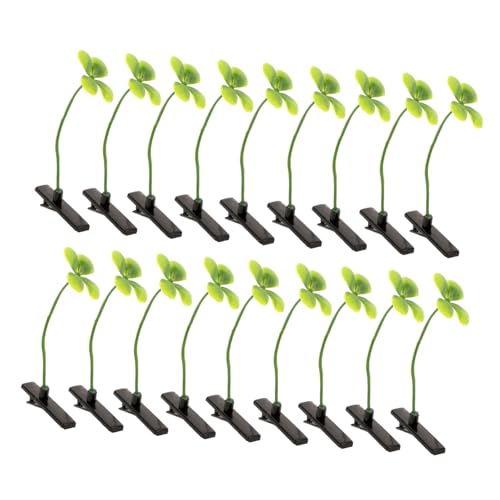 LALADEFIEE 40stücke Sprossenclips Pflanzenhaarspangen Simulationspflanzen Haarnadeln Kleine Haarspangen Haarschmuck Für Junge Mädchen Haarschmuck Für Mädchen Accessoires Geburtstagsaccessoire von LALADEFIEE