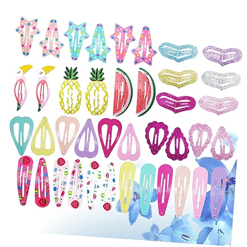 LALADEFIEE 40stücke Teiliges Bunte Frucht-haarspangen Für Junge Mädchen Süße Haarclips Aus Hochwertigem Material Für Partys Hochzeiten Und Alltag Macht Kleine Mädchen Bezaubernd Und von LALADEFIEE