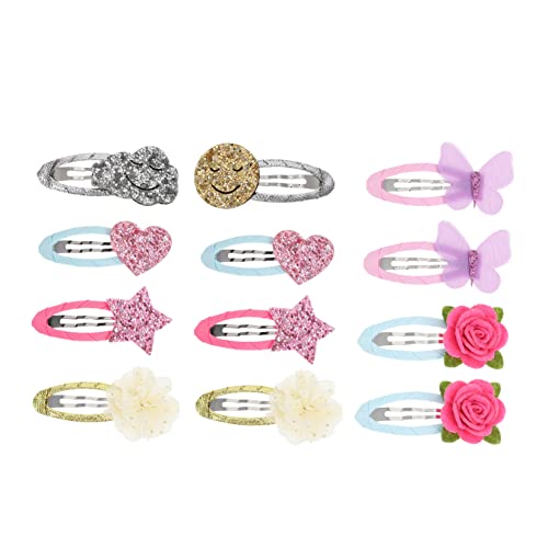 LALADEFIEE 48stücke Teiliges Bunter Handgemachter Cartoon-haarclips Für Mädchen Rutschfeste Haarschmuck-accessoires Für Täglichen Gebrauch Und Besondere Anlässe Für Mädchen Und von LALADEFIEE