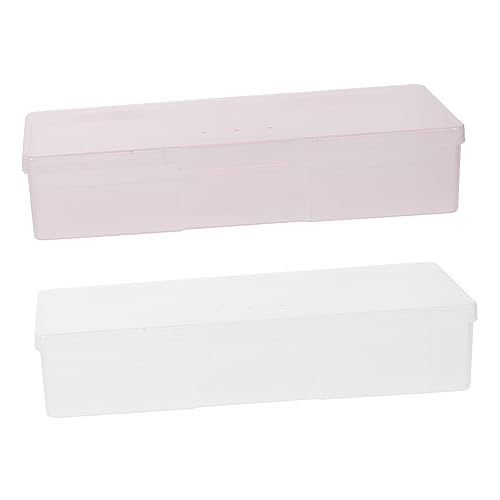 LALADEFIEE Nail Art Organizer 4-teilig Maniküre-werkzeugkasten Nagelbehälter Pinseletui Für Die Reise von LALADEFIEE