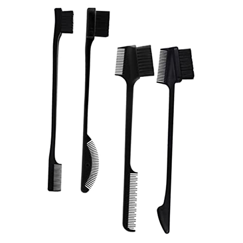 LALADEFIEE 4stücke Doppelköpfige Augenbrauenbürste Mit Multifunktionalen Augenbrauenkämme Für Und Make-up Tragbar Und Leicht Für Damen Zum Pflegen Der Haare Und Formen Der Augenbrauen von LALADEFIEE