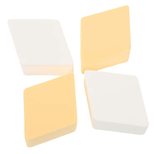 LALADEFIEE 4stücke Make up Schwämme Wiederverwendbare Kosmetische Werkzeuge Für Frauen with Spitze Seite Für Präzise Grundierung Und Highlighter Farbverblüffung Make-up-blender von LALADEFIEE