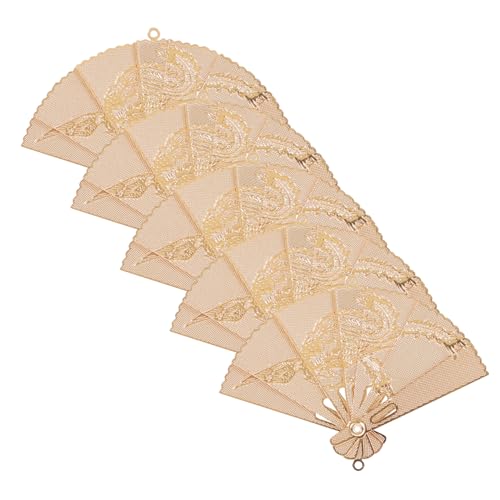 LALADEFIEE 5 Stück Teiliges Kupfer -design DIY Ohrring Charms Vintage Stil Langlebig Geschenkidee für Schmuckherstellung und Bastelprojekte von LALADEFIEE