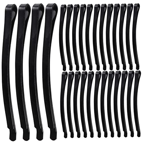 LALADEFIEE 50stücke Blank Metall Haar Clips Bobby Pins Diy Haar Nadeln Schwarz Accessoires Für Frauen Styling Zubehör von LALADEFIEE