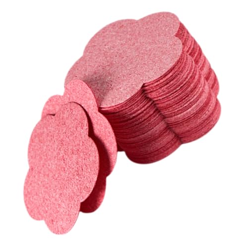 LALADEFIEE 50stücke Gesichtsreinigungsschwämme Aus Holzpulp Komprimierte Sanfte Make-up Entferner Blumenform Für Tägliche Gesichtsreinigung Und Pflege von LALADEFIEE