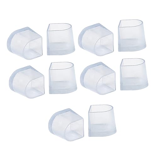 LALADEFIEE 5Paar Abriebfeste High Heel Protector Fersenschutz für Frauen rutschfeste Schuhabdeckung S Weiß für Empfindliche Oberflächen und Wiederverwendbar von LALADEFIEE