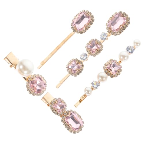 LALADEFIEE 5stücke Teiliges Haarschmuck Mit Strasssteinen Für Rutschfeste Haarspangen Eleganter Haarschmuck Für Hochzeiten Und Partys Vielseitige Haaraccessoires Für Mädchen Und Damen von LALADEFIEE