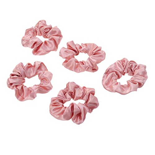 LALADEFIEE 5stücke Elastische Haargummis Stretch-haarschmuck Einfarbige Haarbänder Pferdeschwanzhalter Haarseile Für Frauen Und Mädchen von LALADEFIEE