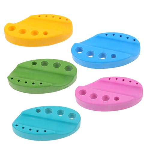 LALADEFIEE 5stücke Tattoo-tintenbecherhalter Aus Weichem Silikonmaterial Kompakt Für Einfachen Transport Pigment-tintenhalter Für Leistung Stabiler Tintenbecher-organizer Für von LALADEFIEE