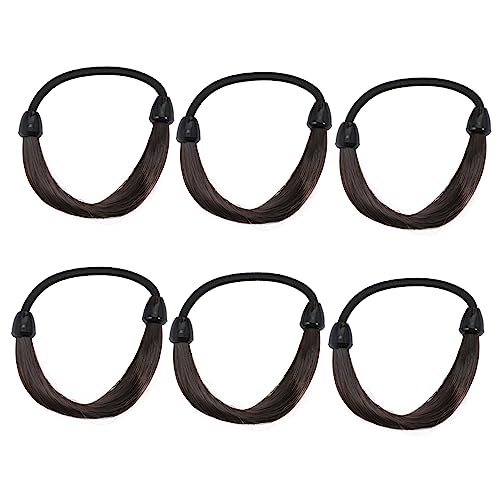 LALADEFIEE 6stücke Elastische Haarbänder Für Damen Und Mädchen Praktische Und Stilvolle Haarschmuckstücke Für Hochzeiten Geburtstagsfeiern Und Alltag von LALADEFIEE