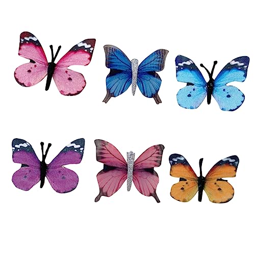 LALADEFIEE 6 Stück Elegante Haarspangen Mit Großen Haarschleifen Haar Seitenklammern Für Damen Und Mädchen Ideale Kopfbedeckung Und Foto Requisite Vielseitig Einsetzbar Haarschmuck von LALADEFIEE