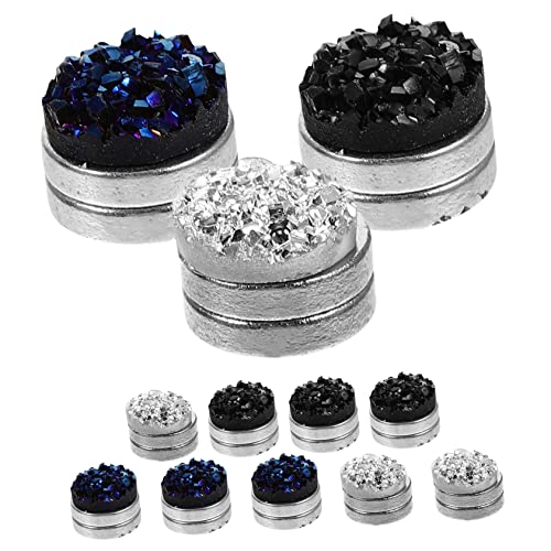 LALADEFIEE 6Paare für Damen Herren Dekorative Ohrclips Stylische Ohrklammern Piercing Ohrringe für Verschiedene Anlässe von LALADEFIEE