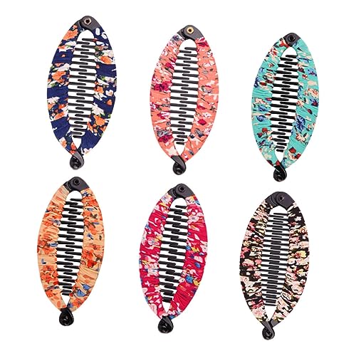 LALADEFIEE 6stücke Fischförmige Haarspangen Friseur Haarspangen Bang Clips Mädchen Schöne Haar Zubehör von LALADEFIEE