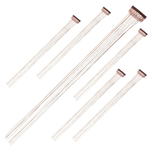 LALADEFIEE Funkelnde Haarverlängerungen Mit Glitzer-lametta 6 Perückenverlängerungen Für Damen Glitzersträhnen Zum Stylen von LALADEFIEE