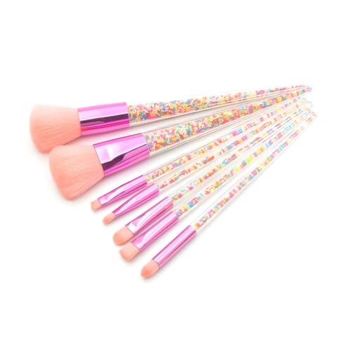 LALADEFIEE 7stücke Teiliges Make-up Pinselset Mit Komfortablen Puderpinseln Professionelle Kosmetikwerkzeuge Für Frauen Für Täglichen Und Professionellen Einsatz von LALADEFIEE