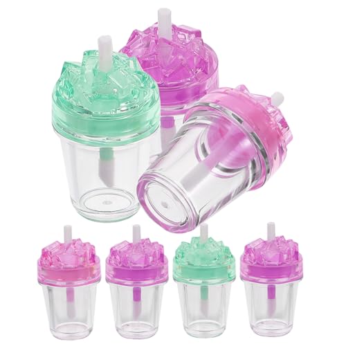 LALADEFIEE 7stücke Teiliges Leere Lip Gloss Röhrchen Transparent Nachfüllbare Behälter Für Diy Lippenpflege Für Reisen Und Tägliche Anwendung Vielseitige Kosmetikverpackung von LALADEFIEE