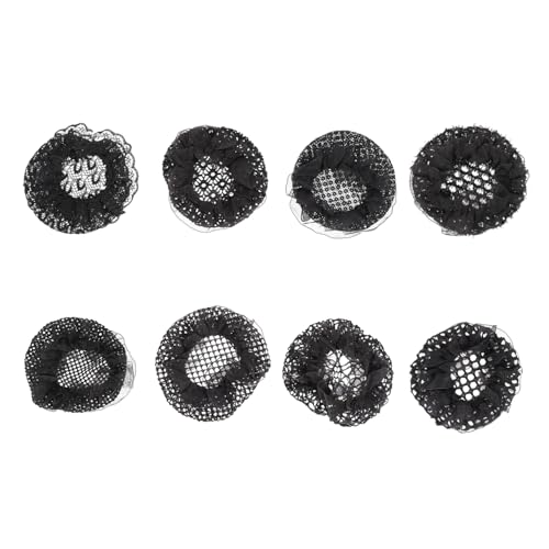 LALADEFIEE 8er Set Elastische Haarnetze Für Damen Hochwertige Ballett Dutt Haarnetze Atmungsaktiv Und Elastisch Ideal Für Tänzerinnen Und Frisuren Haarbänder Für Perfekten Halt von LALADEFIEE