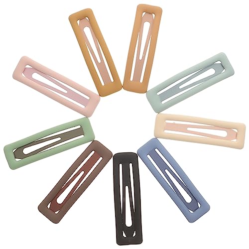 LALADEFIEE 9stücke Druckknopf-haarspangen Metall Haarschmuck Für Damen Mädchen Hochzeit Party Geburtstag Einfache Haarklammern Zum Von Haaren von LALADEFIEE