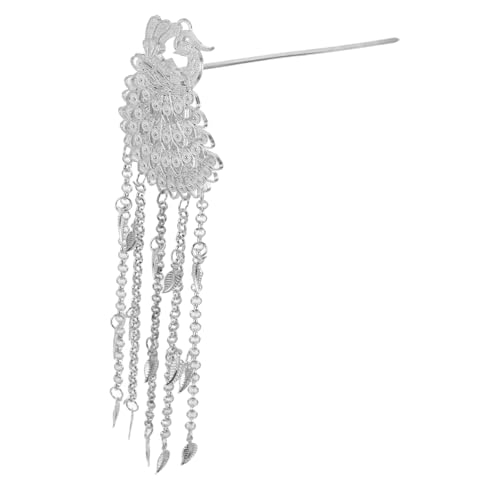 LALADEFIEE Vintage Chinesische Haarnadel Mit Kette Traditionelle Asiatische Haarspangen Für Elegante Hochsteckfrisuren Und Besondere Anlässe Für Frauen Und Mädchen von LALADEFIEE