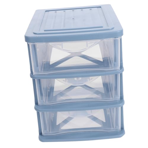 LALADEFIEE Dreilagige Schubladen-aufbewahrungsbox Für Schreibtisch Kleine Schubladen-organizer Für Büro Kosmetika Und Kleinigkeiten von LALADEFIEE