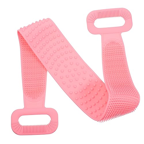 LALADEFIEE Badetuch Rückenmassagetuch Peelinggürtel Duschtuch Badezubehör Mit Langem Riemen Aus Hochwertigem Silikon Für Tiefenreinigung Und Massage An Schwer Erreichbaren Körperstellen von LALADEFIEE