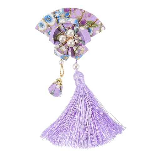 LALADEFIEE Barrette Haarspange Kimono Japanischen Stil Japanischer Haarschmuck Quasten Dekorative Festliche Japanische Haarspangen im Haarnadeln Hochzeit Traditionelle Asiatische Kleid von LALADEFIEE