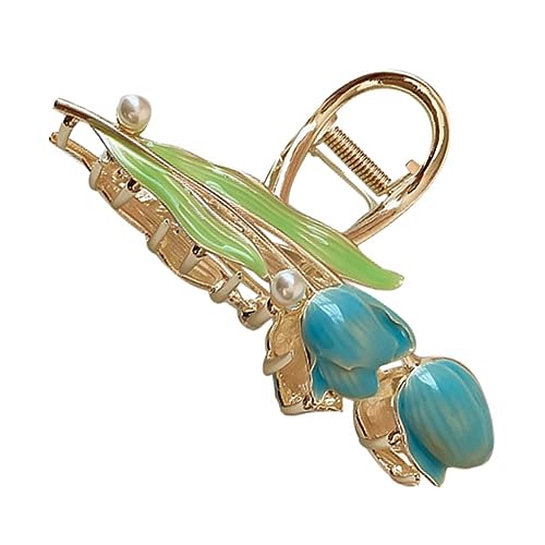 LALADEFIEE Metallic Haarclip Mit Perlen Und Tulpen-design Dekorative Haarnadel Für Frauen Für Dünnes Haar Elegante Frisuren Und Besondere Anlässe LALADEFIEE Metallic Haarclip Mit Perlen Und Tulpen-design Dekorative Haarnadel Für Frauen Für Dünnes Haar Elegante Frisuren Und Besondere Anlässe von LALADEFIEE