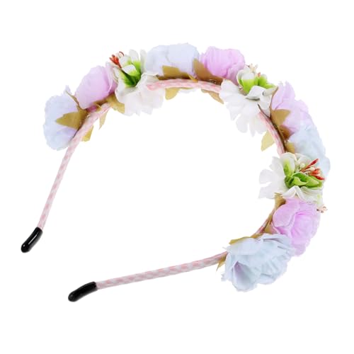 LALADEFIEE Blumenkronen-stirnband Florialer Kopfschmuck Für Damen Hochzeit Party Accessoires Aus Stoffblumen Mit Charme Und Eleganz von LALADEFIEE