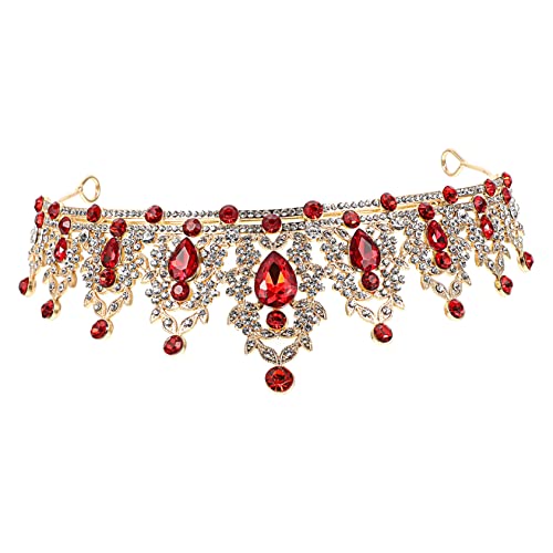 LALADEFIEE Hochzeits-strass-diademe Für Damen Braut-strass-krone Mit Glitzerndem Look Geeignet Für Partys Und Feiern von LALADEFIEE