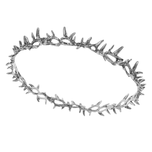 LALADEFIEE Hochzeit Brautkrone Metallkrone Diadem Für Frauen Stilvolles Haarschmuck Stirnband Für Abschlussball Und Hochzeiten von LALADEFIEE