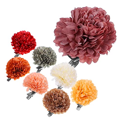LALADEFIEE 8stücke Teiliges Boho Blumen-haarclip Und Brosche Abnehmbare Haarschmuck-accessoires Für Hochzeiten Partys Und Festivals Elegante Romantische Haarklammern Für Frauen von LALADEFIEE