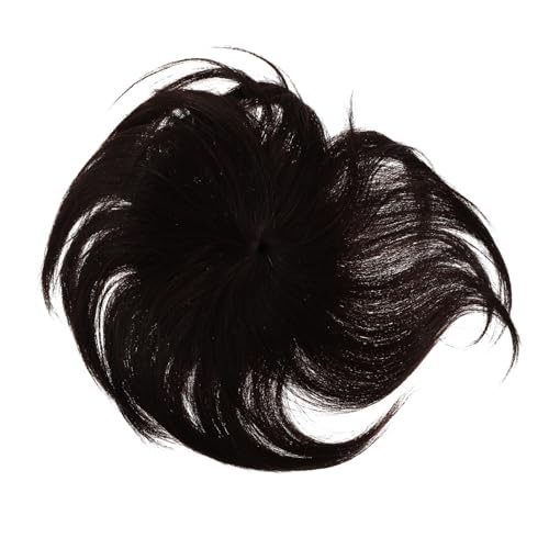 LALADEFIEE Clip in Haaransatz Echthaar Frisur Vorderpony Natürlicher Look Dunkelbraun Unsichtbares Haarteil für Damen Geeignet für Alltag und Besondere Anlässe Einfache Anwendung und Flexibel von LALADEFIEE